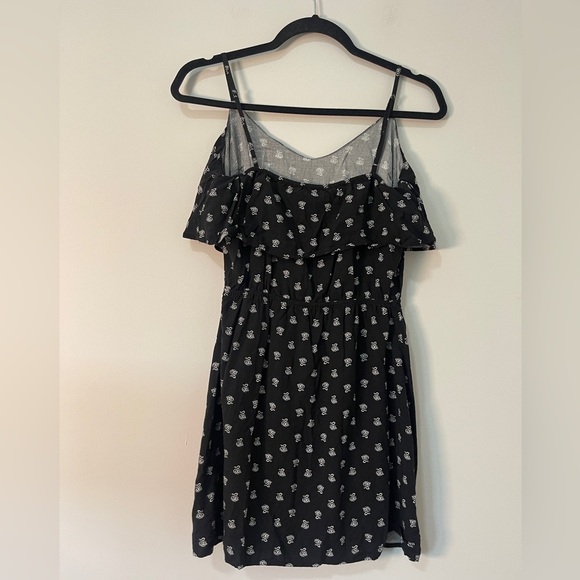 Old Navy Womens Dress Size XS Black Butterfly SL Cami Overlay - Picture 7 of 13
